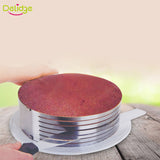 1 pc Adjustable Cake Cutter Round Shape Bread Cake slicer Adjustable Layered Cake Slicer Mold Cutter Ring Tools