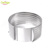 1 pc Adjustable Cake Cutter Round Shape Bread Cake slicer Adjustable Layered Cake Slicer Mold Cutter Ring Tools