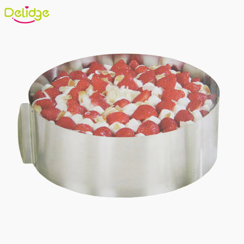 1 pc Adjustable Cake Cutter Round Shape Bread Cake slicer Adjustable Layered Cake Slicer Mold Cutter Ring Tools