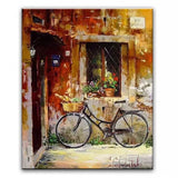 100% hand painted oil painting Home decoration high quality landscape knife painting pictures