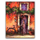 100% hand painted oil painting Home decoration high quality landscape knife painting pictures