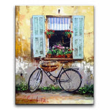 100% hand painted oil painting Home decoration high quality landscape knife painting pictures