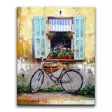 100% hand painted oil painting Home decoration high quality landscape knife painting pictures