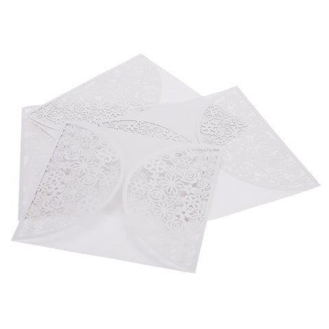 10Pcs Delicate Carved Butterlies Romantic Wedding Party Invitation Card for Wedding/Business/Party/Birthday