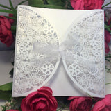 10Pcs Delicate Carved Butterlies Romantic Wedding Party Invitation Card for Wedding/Business/Party/Birthday