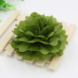 10pcs Hot selling 6“ (15cm) Wedding Decorative Props Tissue Paper Pompoms Pom Poms Balls Wedding Party Home Decoration