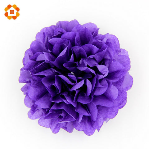 10pcs Hot selling 6“ (15cm) Wedding Decorative Props Tissue Paper Pompoms Pom Poms Balls Wedding Party Home Decoration