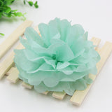 10pcs Hot selling 6“ (15cm) Wedding Decorative Props Tissue Paper Pompoms Pom Poms Balls Wedding Party Home Decoration