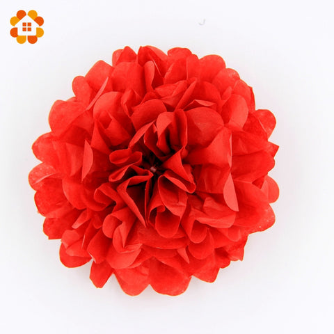 10pcs Hot selling 6“ (15cm) Wedding Decorative Props Tissue Paper Pompoms Pom Poms Balls Wedding Party Home Decoration