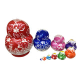 102pcs/set Wooden Matryoshka Doll Set Russian Dolls Baby Toy Nesting Dolls Colorful Handmade Matryoshka Doll Toy Birthday Gifts