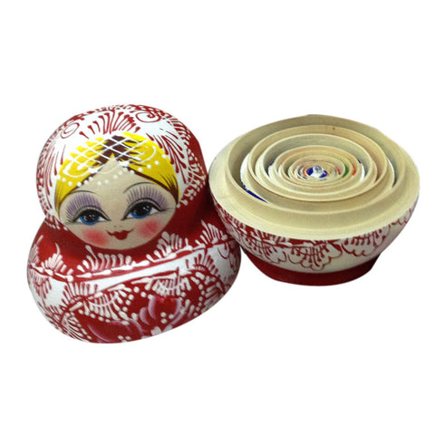 102pcs/set Wooden Matryoshka Doll Set Russian Dolls Baby Toy Nesting Dolls Colorful Handmade Matryoshka Doll Toy Birthday Gifts