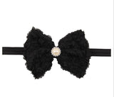 12Clrs Fashion children kids Baby girls Pearl & 2-layer Rose Flowers Bowknot Headband Headwear Hair Band Head Piece Accessories