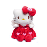 Soft Kity Plush Backpacks For Girls Dolls&Stuffed Toys Rose Red Children Backpack Baby School Bags Kids Baby Bags