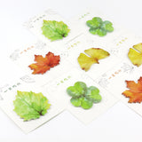 4 pcs/Lot Vintage leaf sticky note Green plant post it memo pad bookmark Stationery Office accessories School supplies 6112