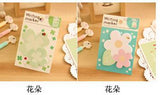 1PC/lot flower heart Notepad / memo pads /Notes Index Flag Sticky Notes / label/message post marker/ bookmark/office and school