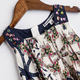 Summer Dress 2016 New Brand Kids Print Party Dress for Girls Children Bohemian Fashion Clothes