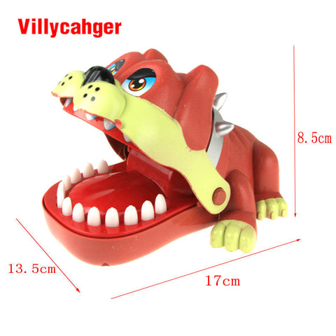 Large Bulldog Crocodile Shark Mouth Dentist Bite Finger Game Funny Novelty Gag Toy for Kids Children Play Fun