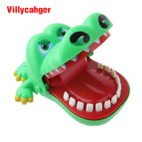 Large Bulldog Crocodile Shark Mouth Dentist Bite Finger Game Funny Novelty Gag Toy for Kids Children Play Fun