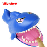 Large Bulldog Crocodile Shark Mouth Dentist Bite Finger Game Funny Novelty Gag Toy for Kids Children Play Fun