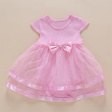 Baby Girls Infant Dress&clothes Summer Kids Party Birthday Outfits 1-2years Shoes Set Christening Gown Baby Jurk Zomer