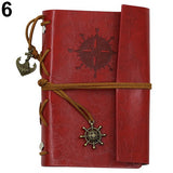 #1 Retro Anchor Faux Leather Cover Notebook Journal Traveler Book Diary Blank String