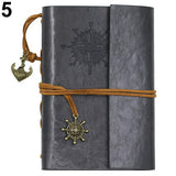 #1 Retro Anchor Faux Leather Cover Notebook Journal Traveler Book Diary Blank String