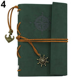 #1 Retro Anchor Faux Leather Cover Notebook Journal Traveler Book Diary Blank String